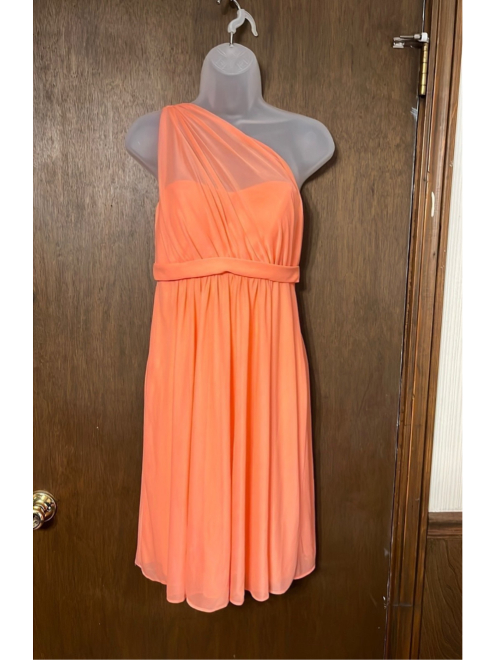 Cold shoulder party dress-David's Bridal